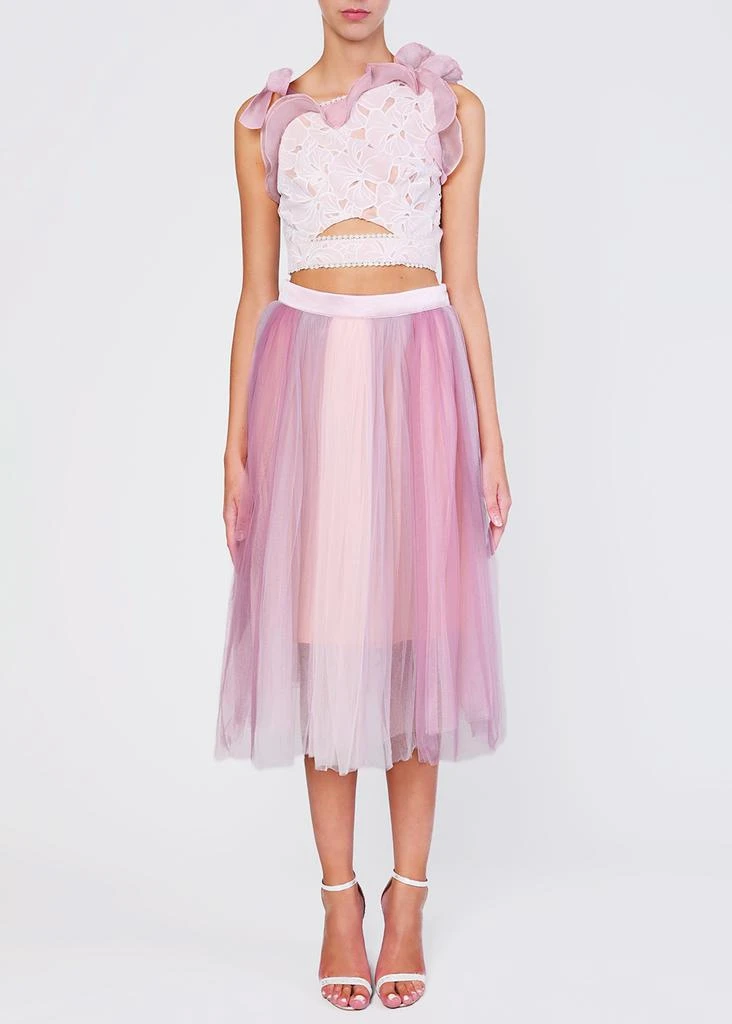 商品True Decadence|Lilac ombre tulle midi skirt,价格¥670,第4张图片详细描述