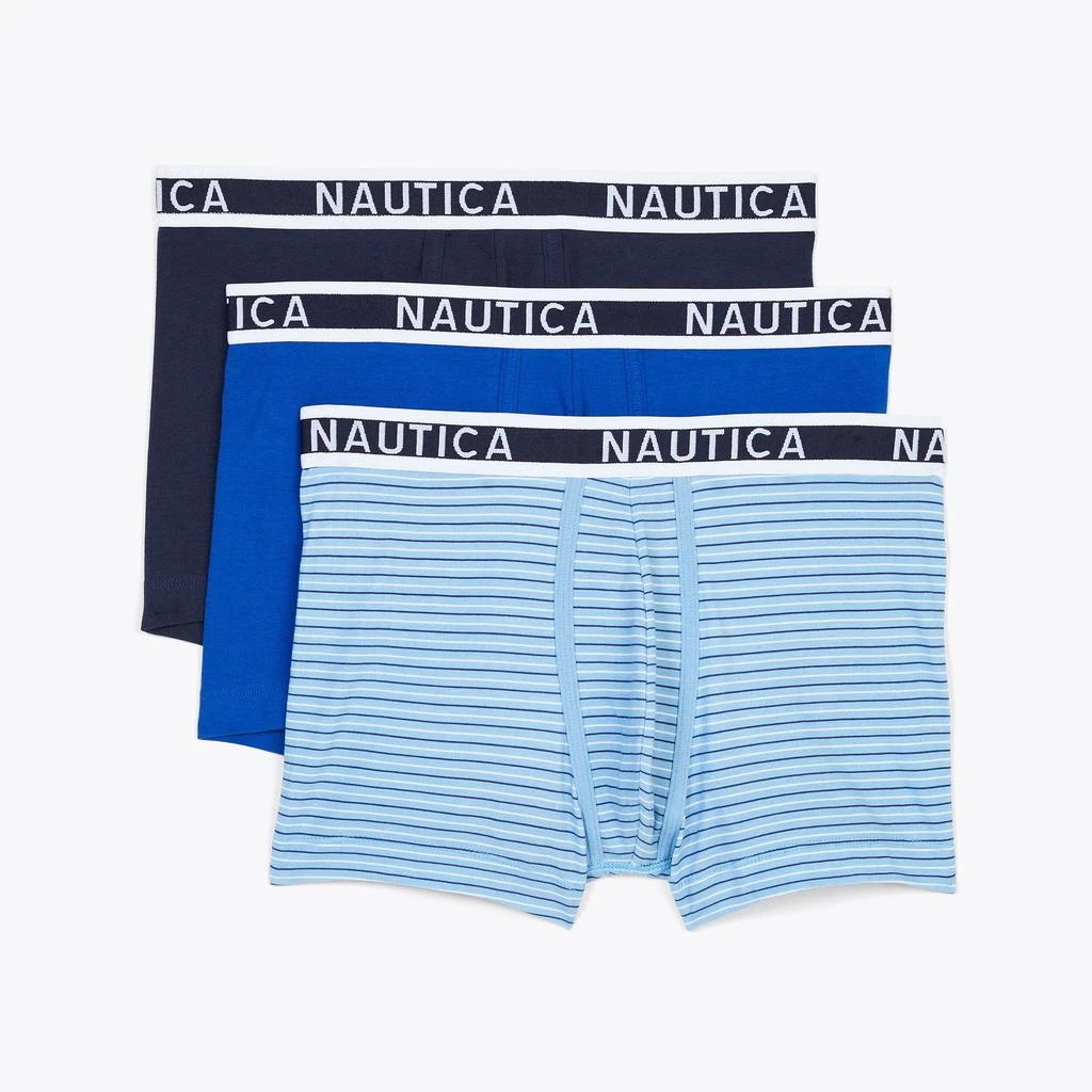 商品Nautica|Nautica Mens Stretch Trunks, 3-Pack,价格¥134,第2张图片详细描述