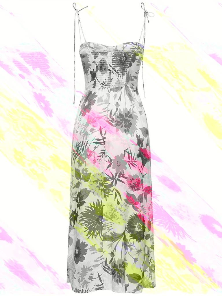 商品Reformation|Maguerite Silk Midi Dress,价格¥2235,第4张图片详细描述