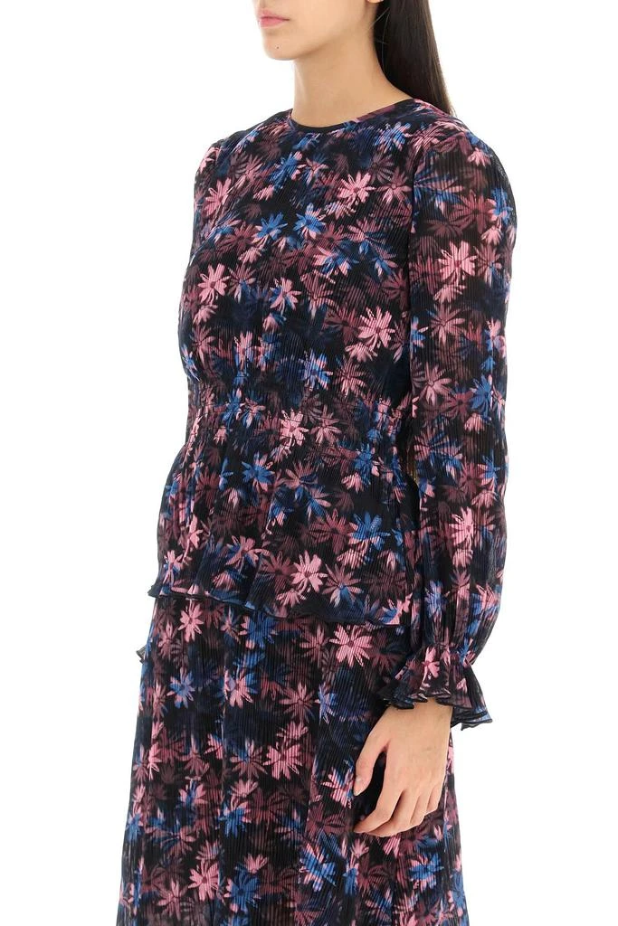 商品Ganni|Ganni pleated georgette blouse,价格¥1392,第4张图片详细描述