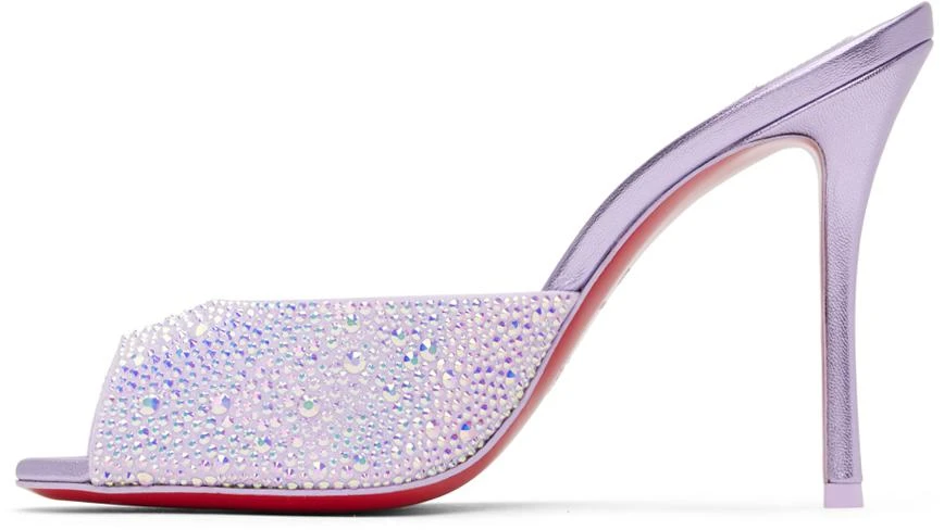商品Christian Louboutin|Purple Me Dolly Strass 100 Heeled Sandals,�价格¥13172,第3张图片详细描述