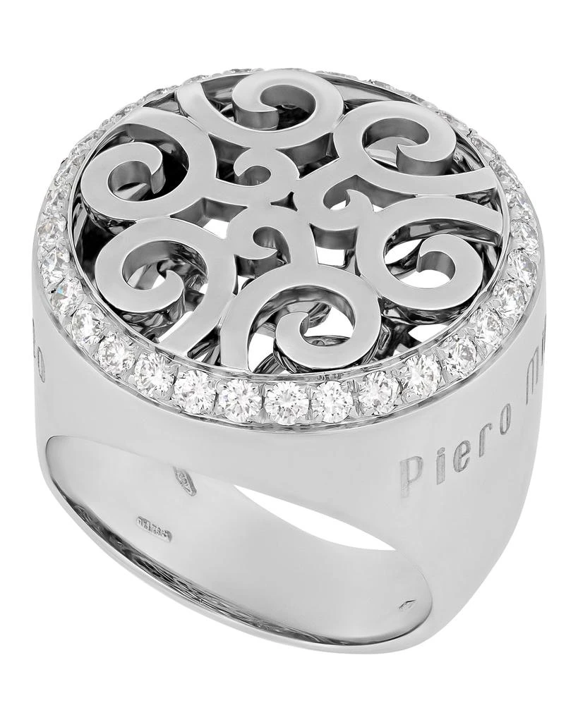 商品Piero Milano|Piero Milano Women's 18K White Gold Ring,价格¥24676,第1张图片