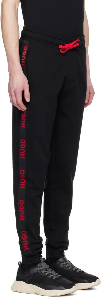 商品Hugo Boss|Black Cuffed Sweatpants,价格¥926,第2张图片详细描述