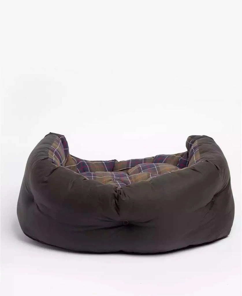 商品Barbour|Plaid Lined Waxed Cotton Slumber Pet Bed, Medium,价格¥332,第3张图片详细描述