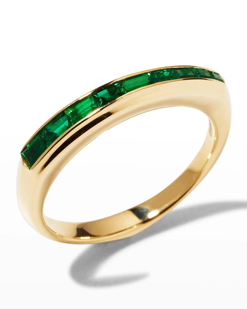 商品Stephen Webster|Baguette Stack Ring with Emeralds,价格¥34742,第3张图片详细描述