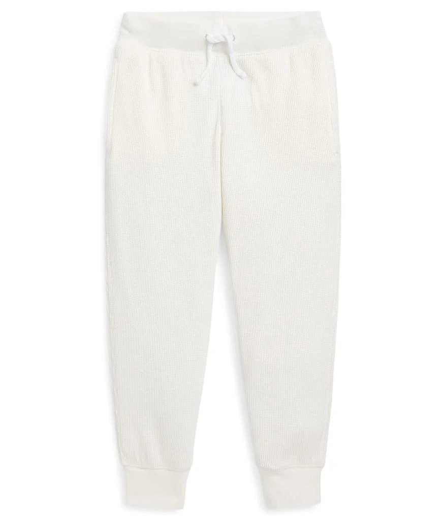 商品Ralph Lauren|Waffle-Knit Cotton-Blend Jogger Pants (Little Kids),价格¥148,第1张图片
