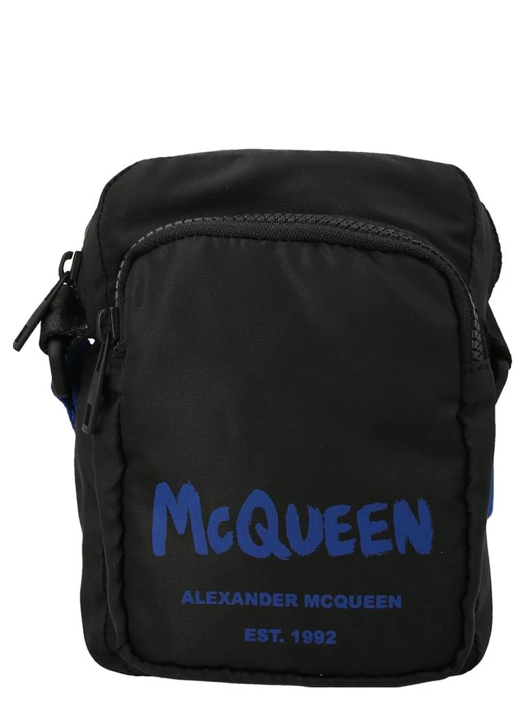 商品Alexander McQueen|Alexander McQueen Logo-Printed Zipped Messenger Bag,价格¥2516,第1张图片
