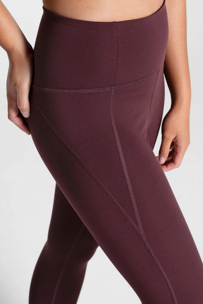 商品Girlfriend Collective|Compressive High Waisted 7/8 Legging - Cocoa,价格¥442,第3张图片详细描述