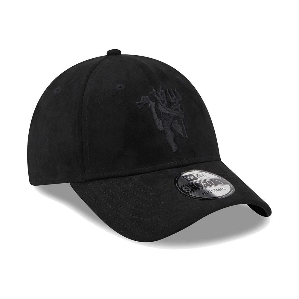 商品New Era|Women's Black Manchester United Suede 9FORTY Adjustable Hat,价格¥200,第3张图片详细描述