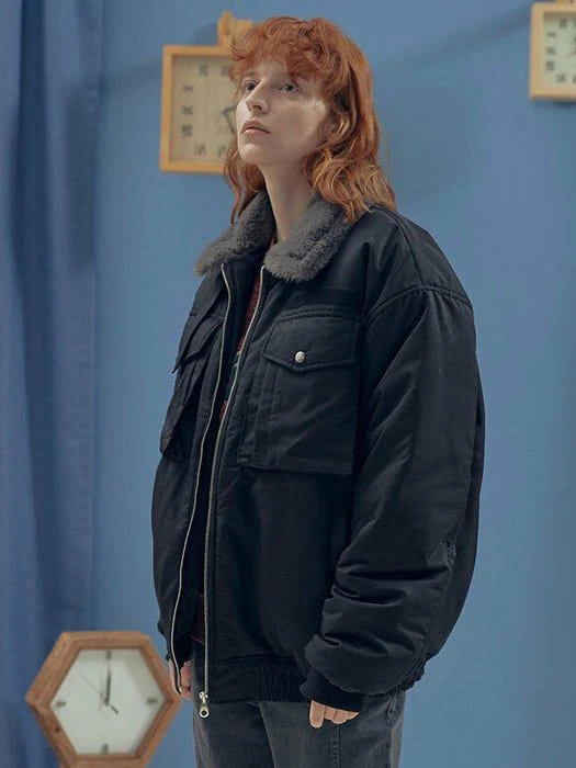 商品LIBERTENG|Soft Heat Padded Jacket Black,价格¥1037,第4张图片详细描述