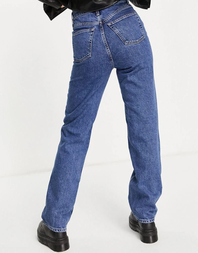 商品Topshop|Topshop Kort jean in mid blue,价格¥217,第4张图片详细描述