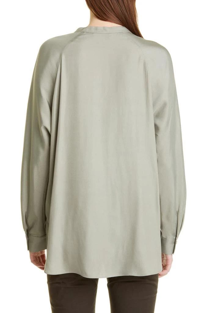 商品Vince|Split Neck Silk Blend Tunic,价格¥415,第2张图片详细描述