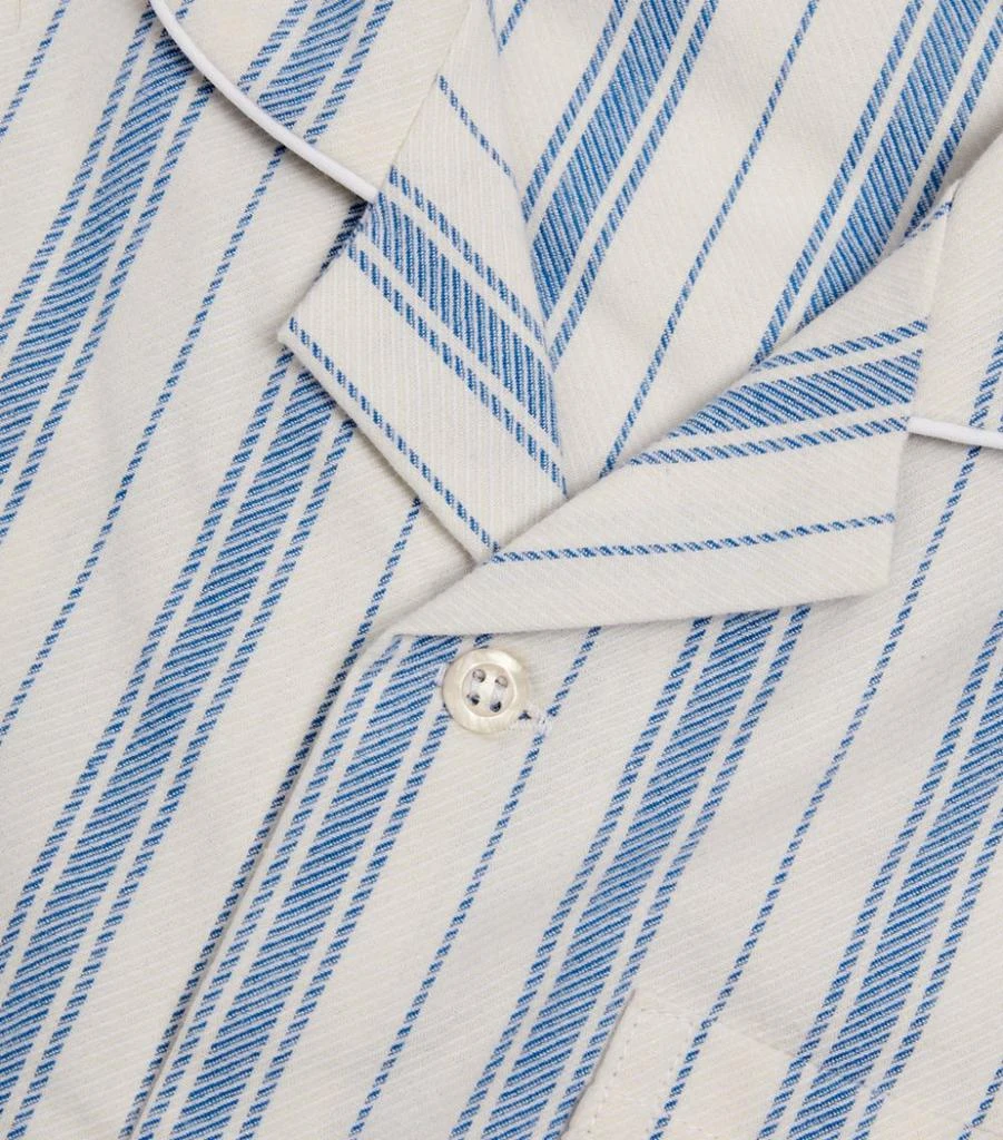 商品Derek Rose Kids|Cotton Striped Pyjama Set (3-14 Years),价格¥1061,第4张图片详细描述