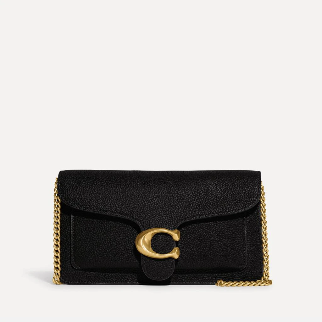 商品Coach|Coach Tabby Chain Leather Clutch Bag,价格¥3216,第1张图片