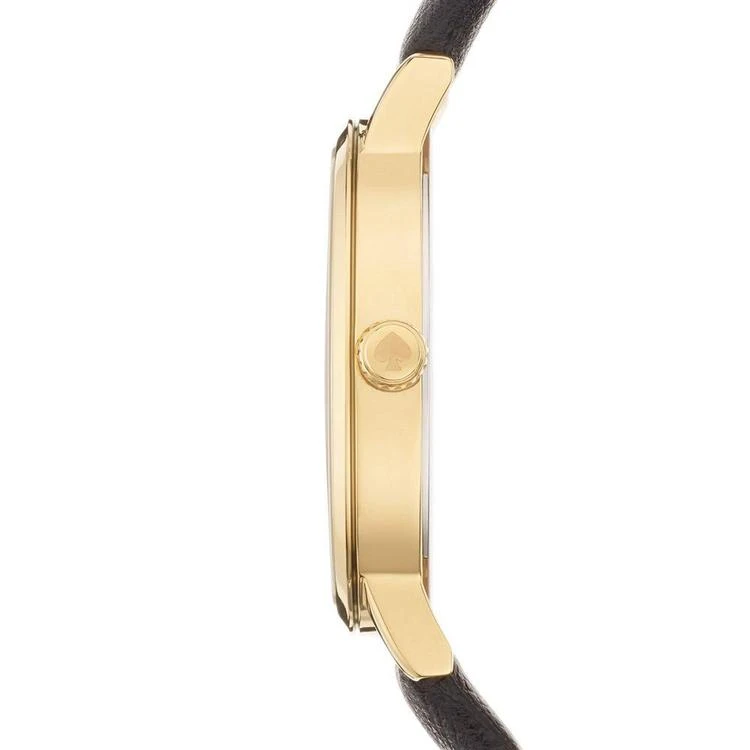 商品Kate Spade|黑色真皮腕表 34mm,价格¥876,第2张图片详细描述