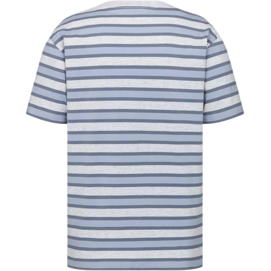 商品[国内直发] Dior|迪奥 SS24 条纹Logo贴标圆领宽松短袖T恤 男款 多色,价格¥4887,第3张图片详细描述