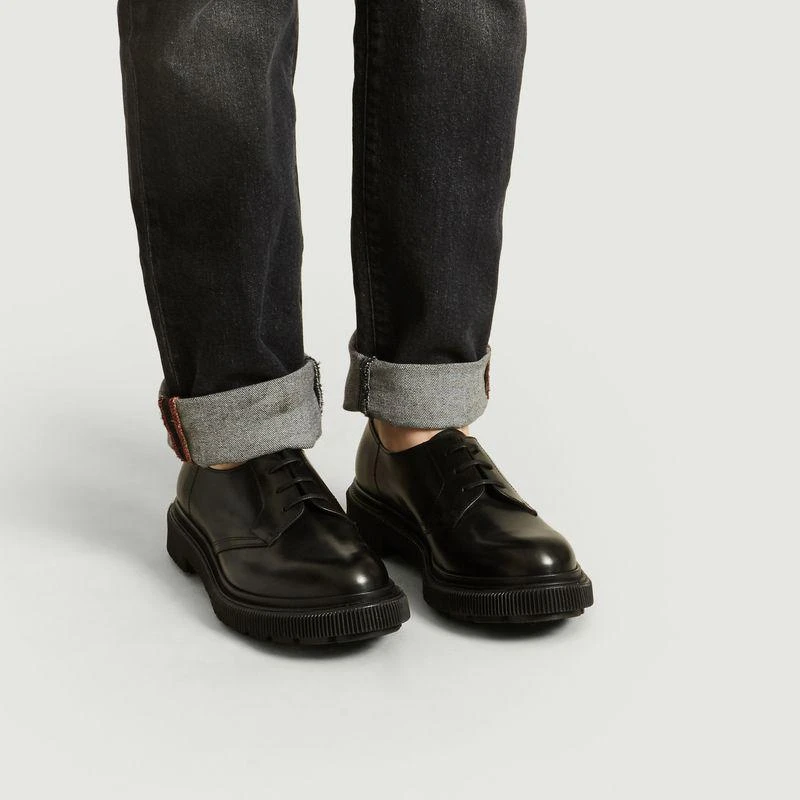 Adieu Paris]Type 132 Leather Derbies Black ADIEU 价格¥3184 | 别样