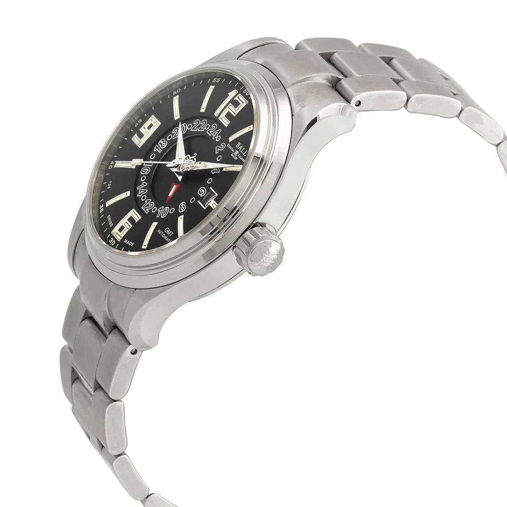 商品BALL Watch|Trainmaster Voyager GMT Automatic Black Dial Men's Watch GM1050D-S1AJ-BK,价格¥6739,第2张图片详细描述