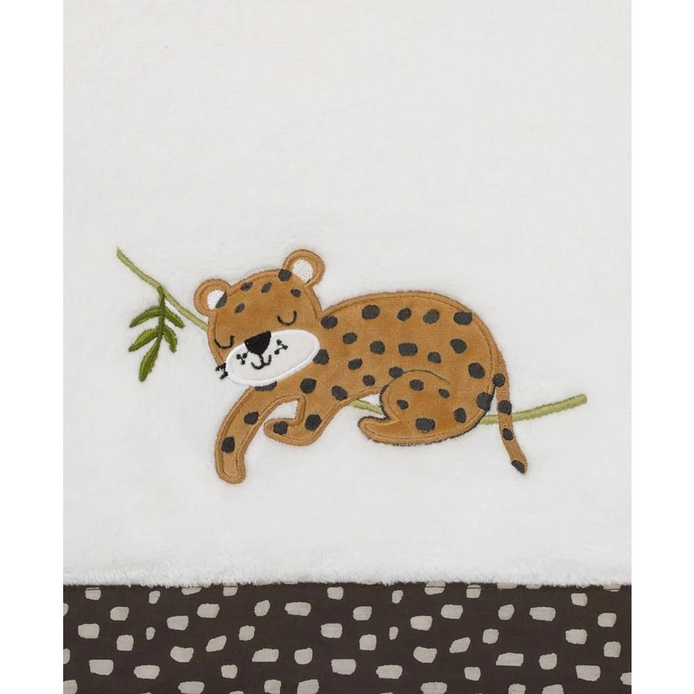 商品Macy's|Jungle Gym Super Soft Baby Blanket with Cheetah Applique,价格¥413,第2张图片详细描述