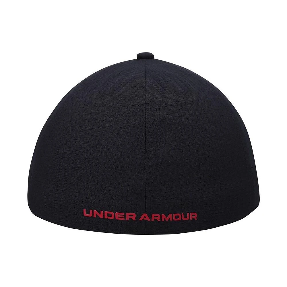 商品Under Armour|Men's Black Flawless Logo Performance Flex Hat-DNU,价格¥223,第4张图片详细描述