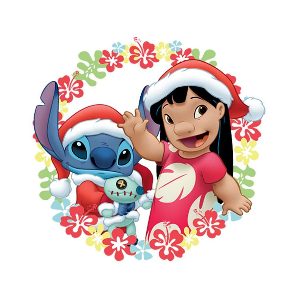 商品Disney|Girl's Lilo & Stitch Christmas Greetings  Child T-Shirt,价格¥202,第3张图片详细描述