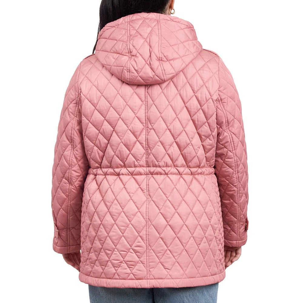 商品Michael Kors|Women's Plus Size Quilted Hooded Anorak Coat,价格�¥1711,第2张图片详细描述