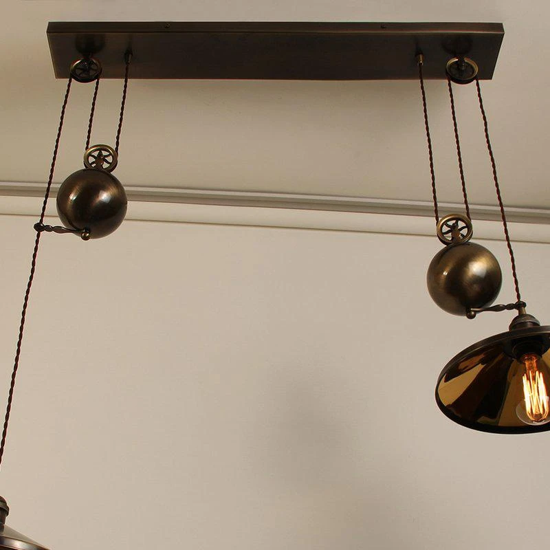 商品Trea Lighting|Odeon Double Pulley Pendant,价格¥2280,第2张图片详细描述