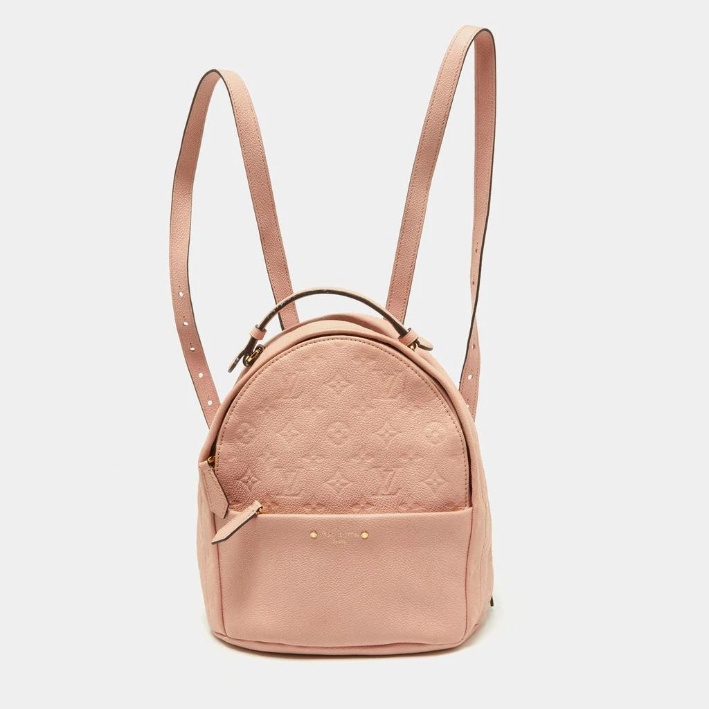 商品[二手商品] Louis Vuitton|Louis Vuitton Rose Poudre Monogram Empreinte Leather Sorbonne Backpack,价格¥10320,第1张图片