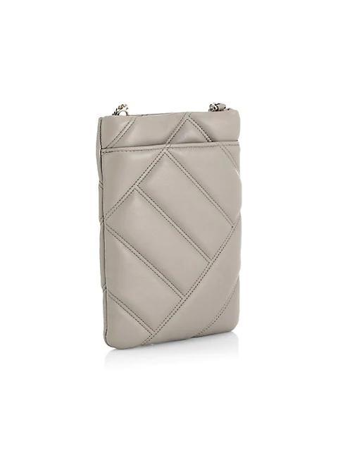 商品BVLGARI|Serpenti Matelassé Leather Phone Pouch-On-Chain,价格¥7697,第6张图片详细描述