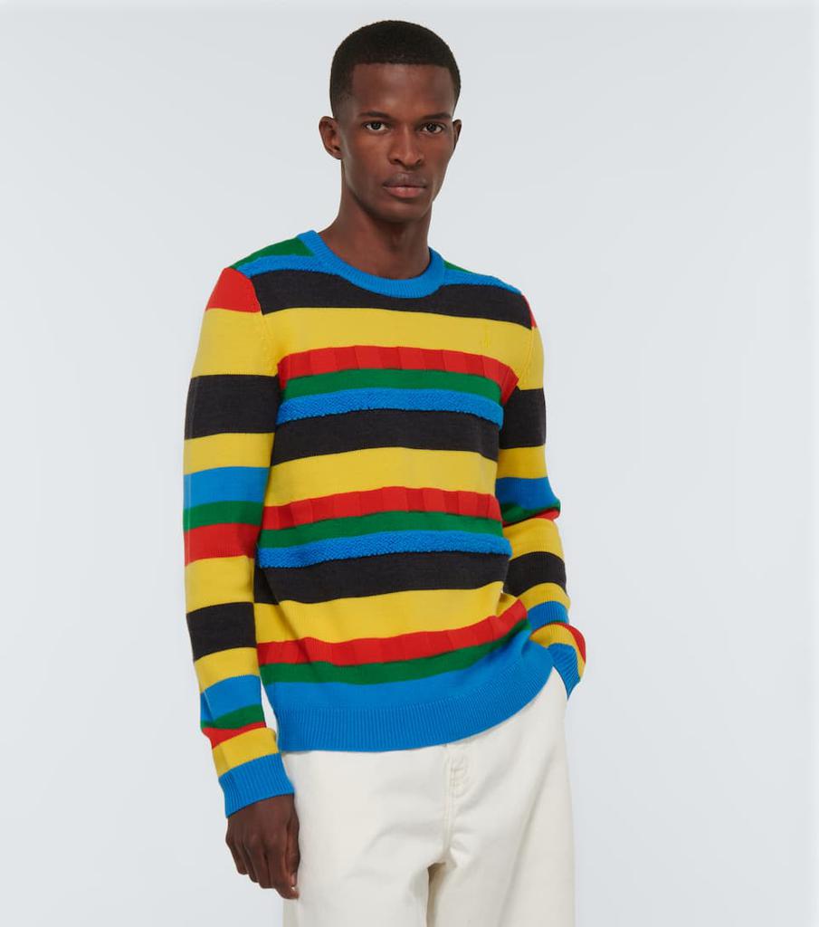 Colorblocked crewneck sweater商品第3张图片规格展示