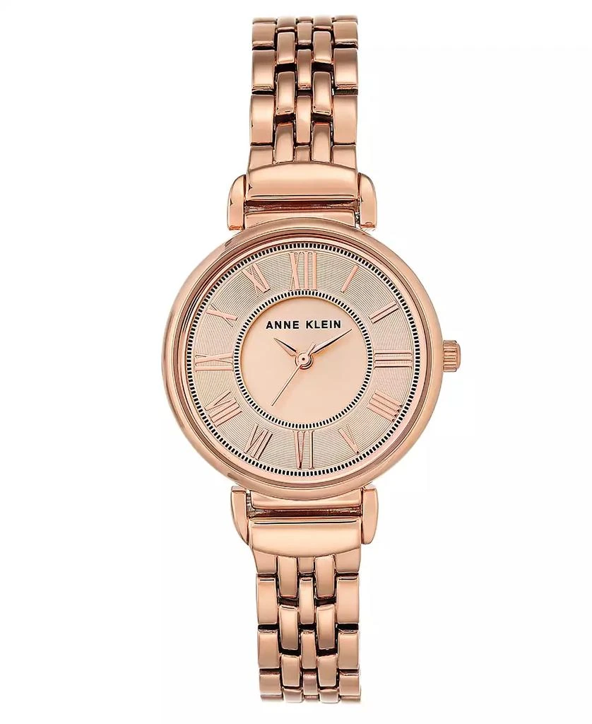 商品Anne Klein|Women's Rose Gold-Tone Bracelet Watch 30mm,价格¥297,第1张图片