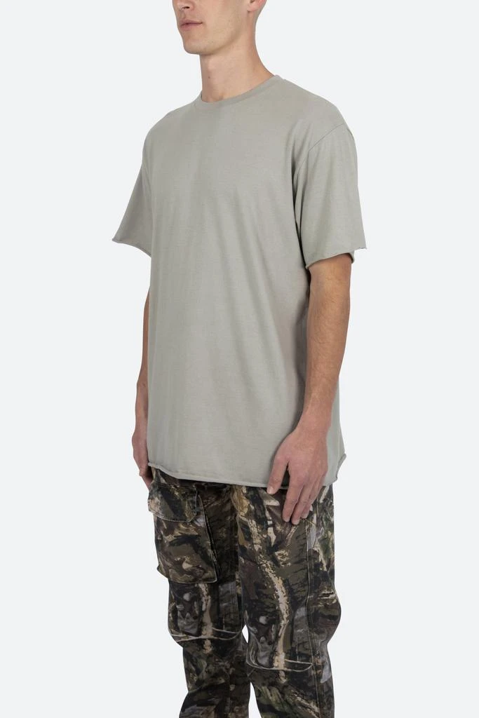 商品MNML|Raw Edge Tee - Olive,价格¥121,第2张图片详细描述