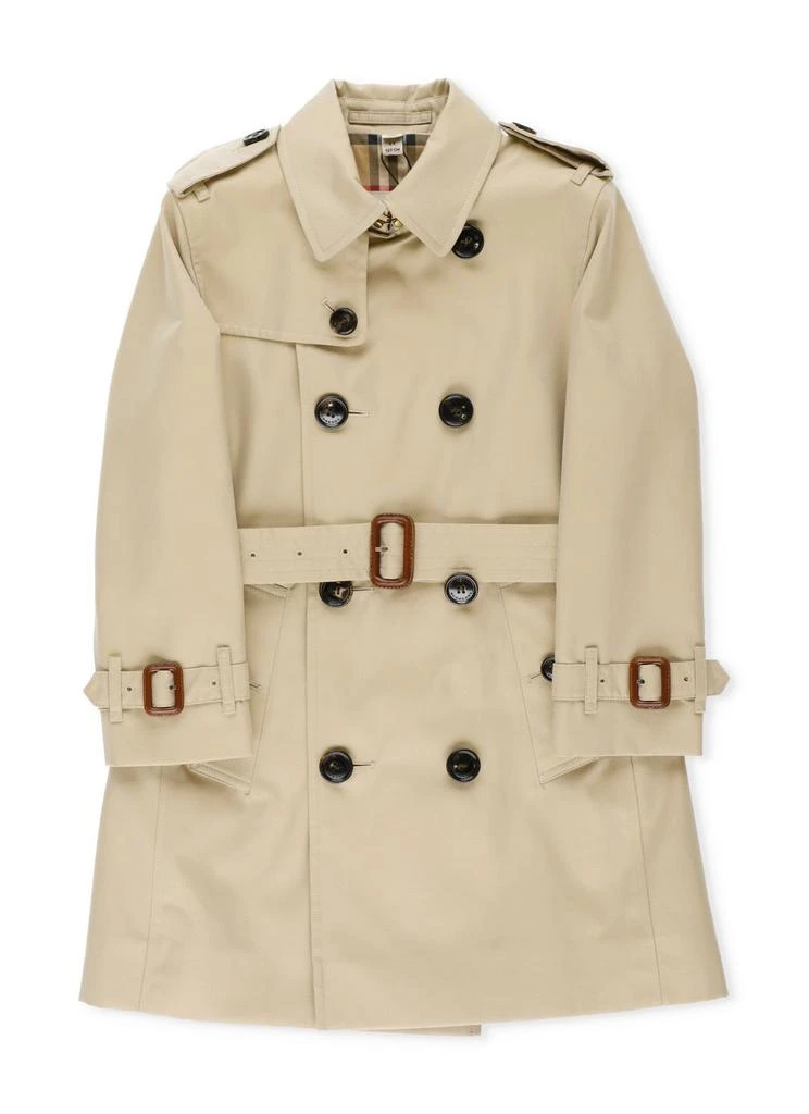 商品Burberry|Burberry Kids Belted Gabardine Trench Coat,价格¥3548,第1张图片