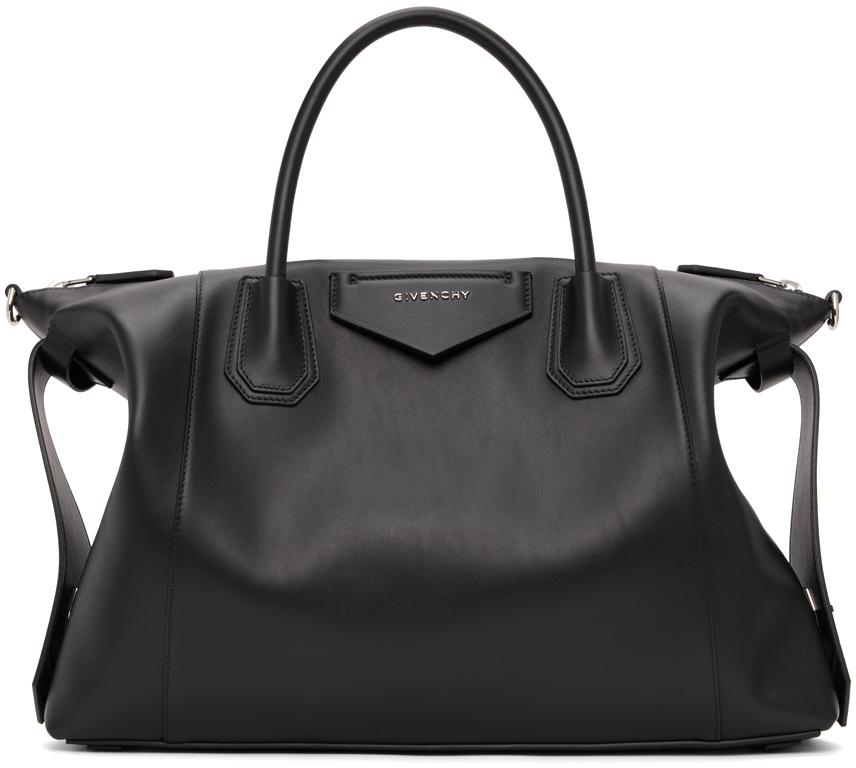 Black Medium Antigona Soft Bag商品第2张图片规格展示