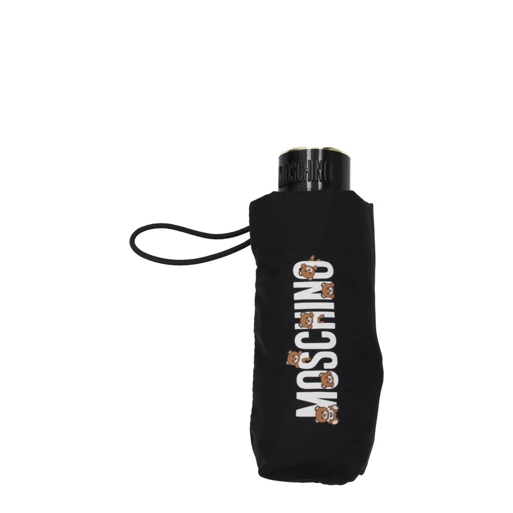 商品Moschino|Moschino Black Polyester Umbrella,价格¥852,第1张图片