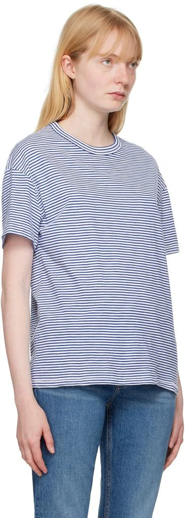 商品Rag & Bone|Blue & White Striped T-Shirt,价格¥394,第2张图片详细描述