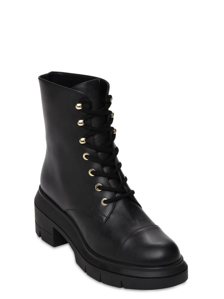 商品Stuart Weitzman|70mm Nisha Leather Ankle Boots,价格¥2741,第1张图片详细描述