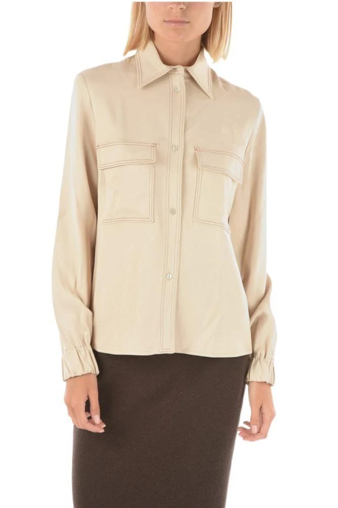 商品AGNONA|Agnona women's beige other materials shirt,价格¥3288,第1张图片