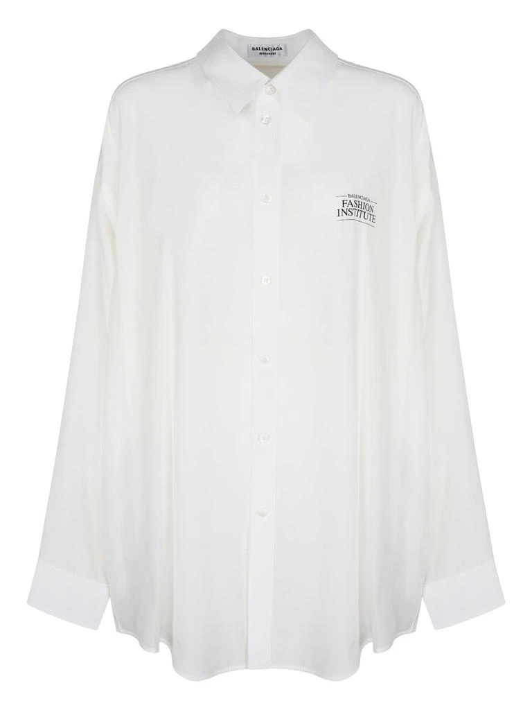 商品Balenciaga|Balenciaga Fashion Institute Long-Sleeved Shirt,价格¥5506,第1张图片