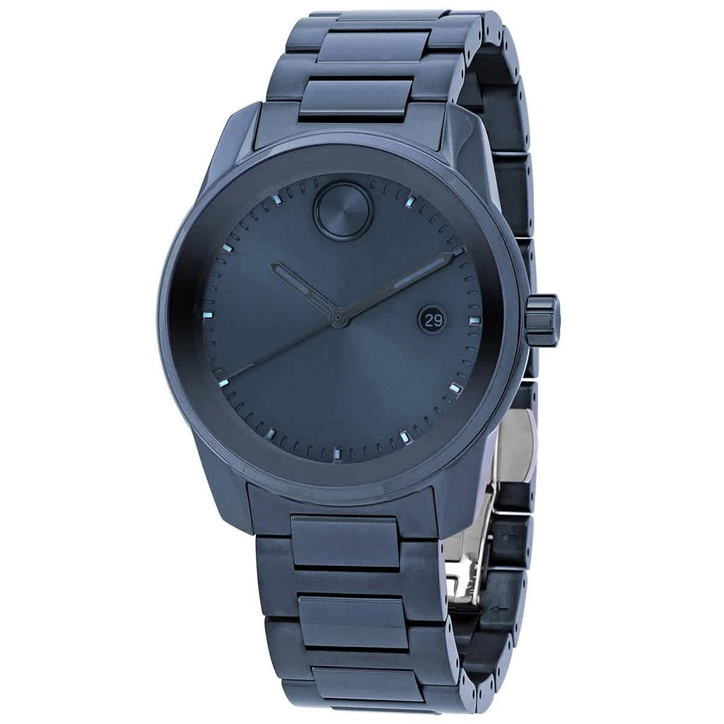 商品Movado|Bold Verso Quartz Blue Dial Men's Watch 3600862,价格¥4349,第1张图片