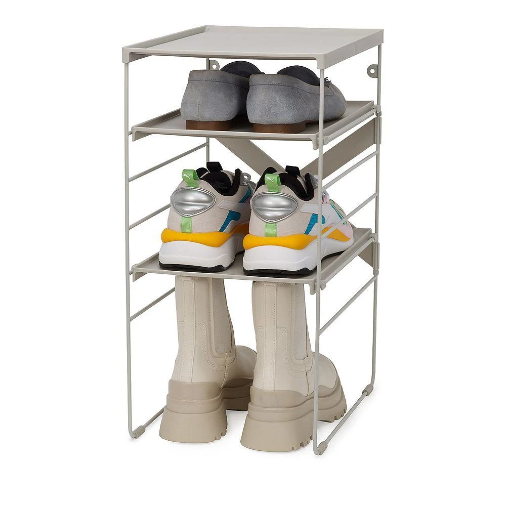 Level Adjustable Shoe Rack, Stores 4 Pairs 商品