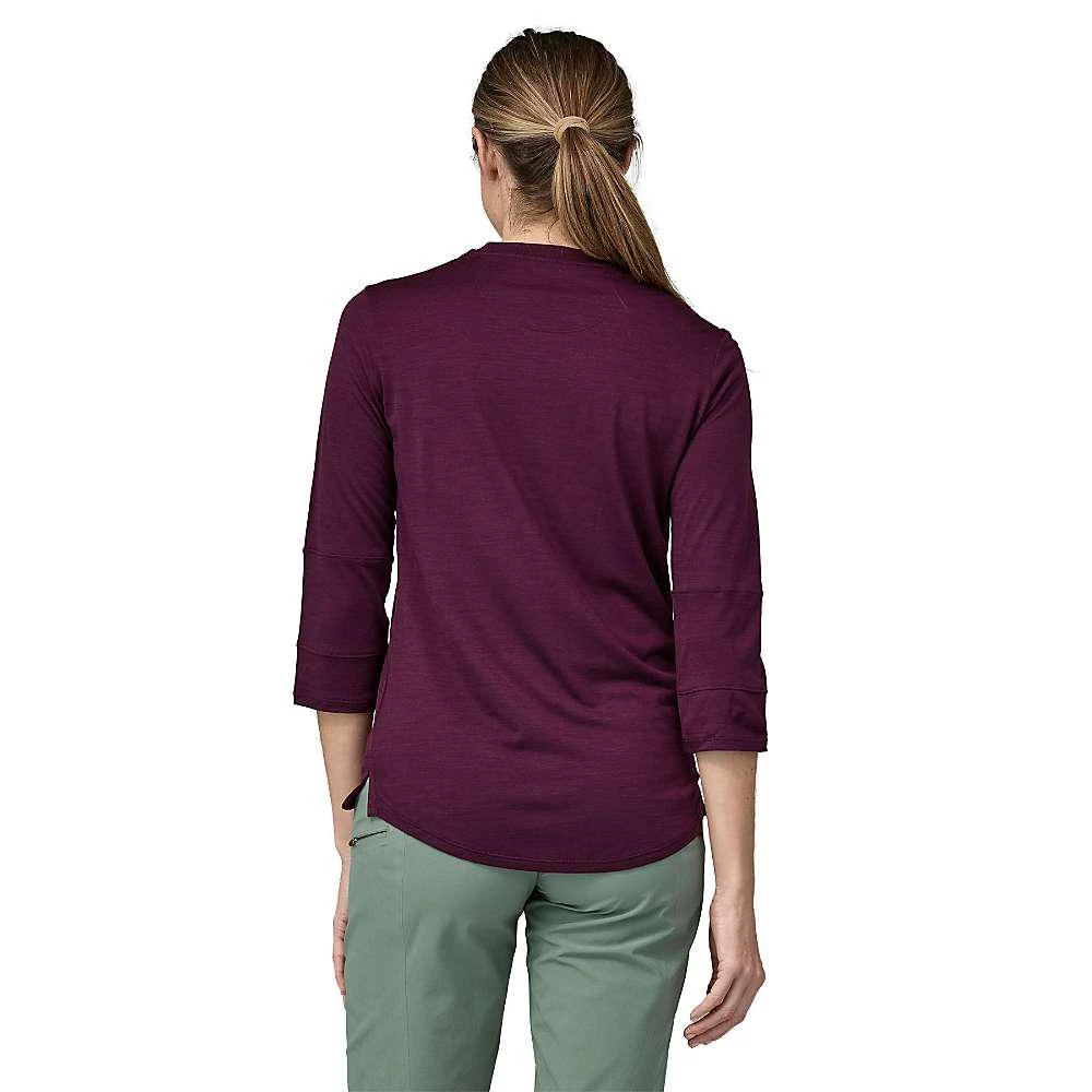 商品Patagonia|Women's Merino 3/4 Sleeve Bike Jersey,价格¥465,第1张图片详细描述