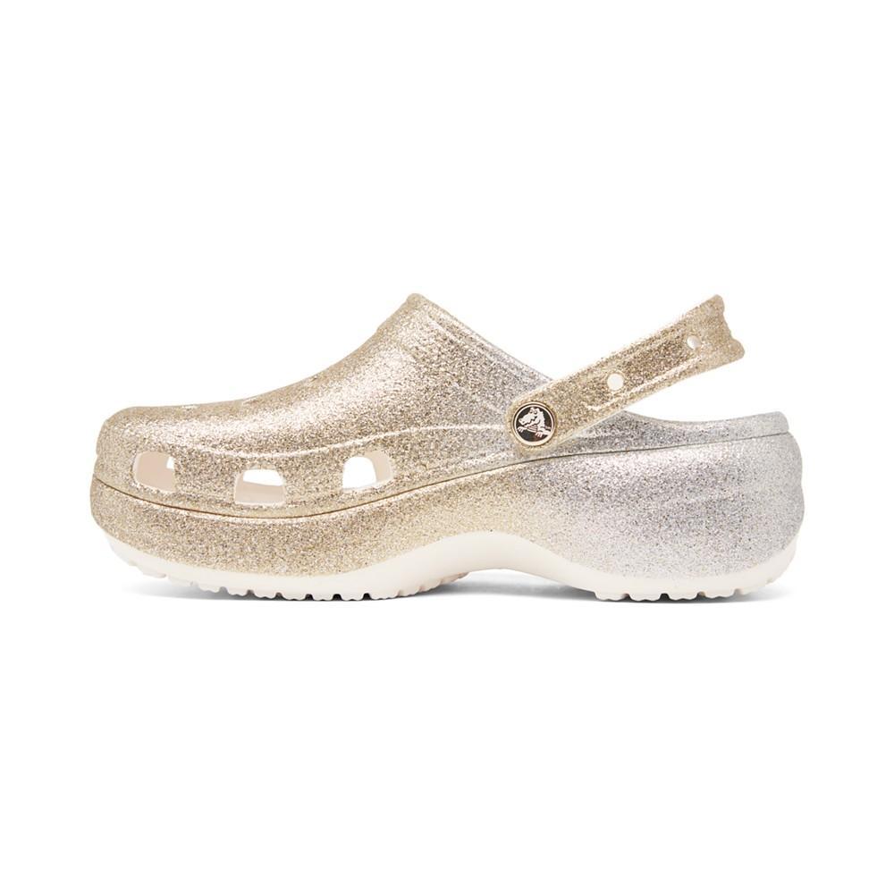 商品Crocs|Women's Classic Platform Clogs from Finish Line,价格¥364,第5张图片详细描述