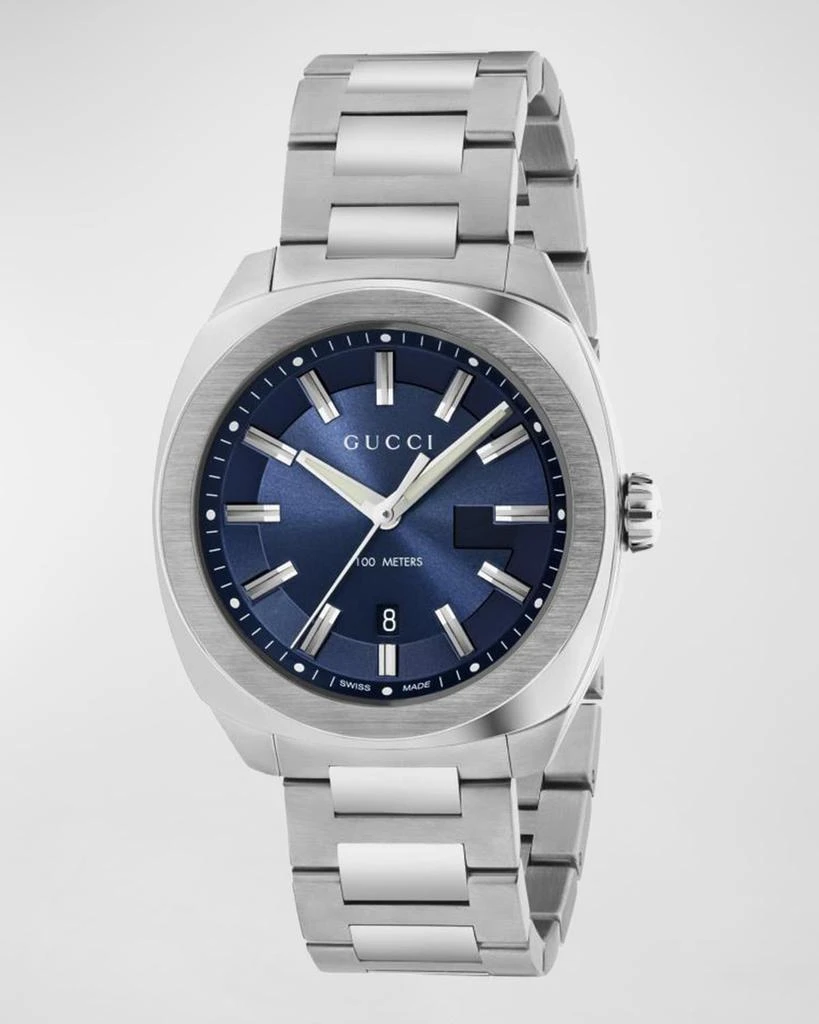 商品Gucci|Men's GG2570 41mm Stainless Steel Bracelet Watch,价格¥12339,第1张图片