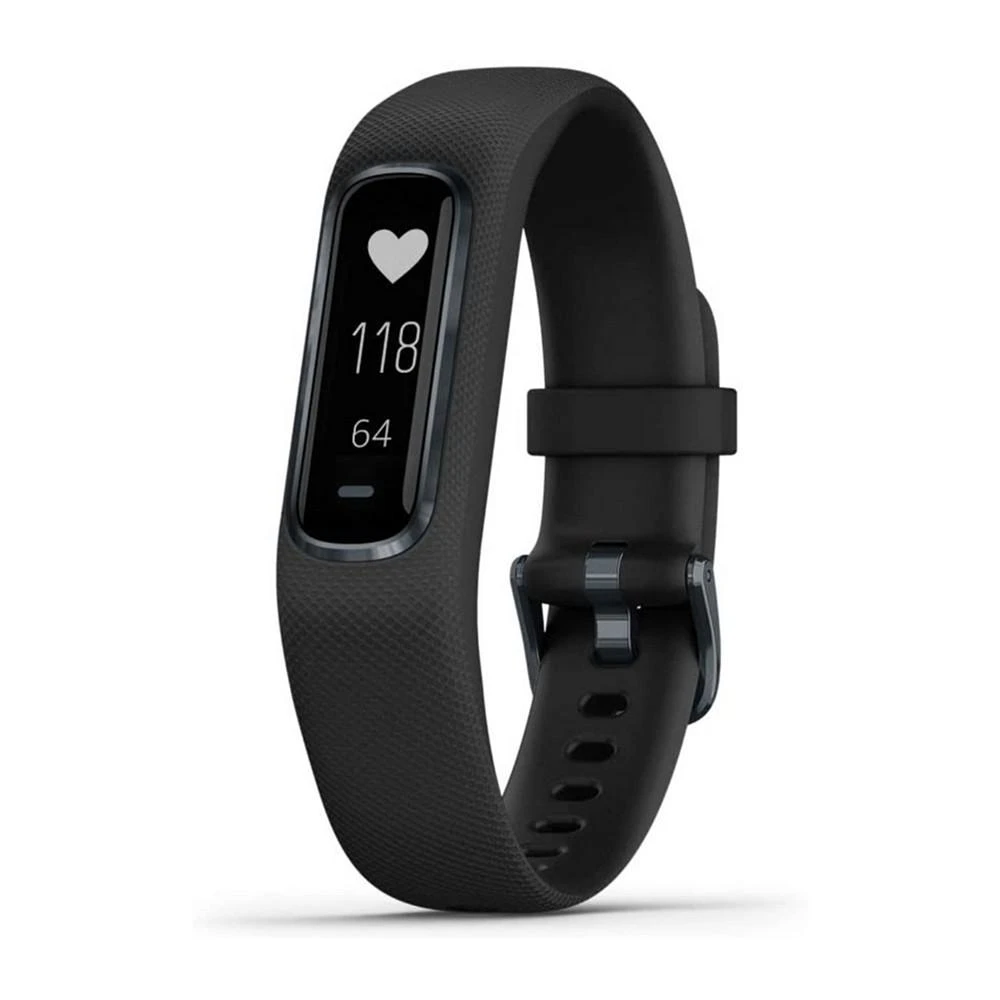 商品Garmin|Unisex Vivosmart 4 Black Aluminum Band Watch, 45mm,价格¥973,第1张图片