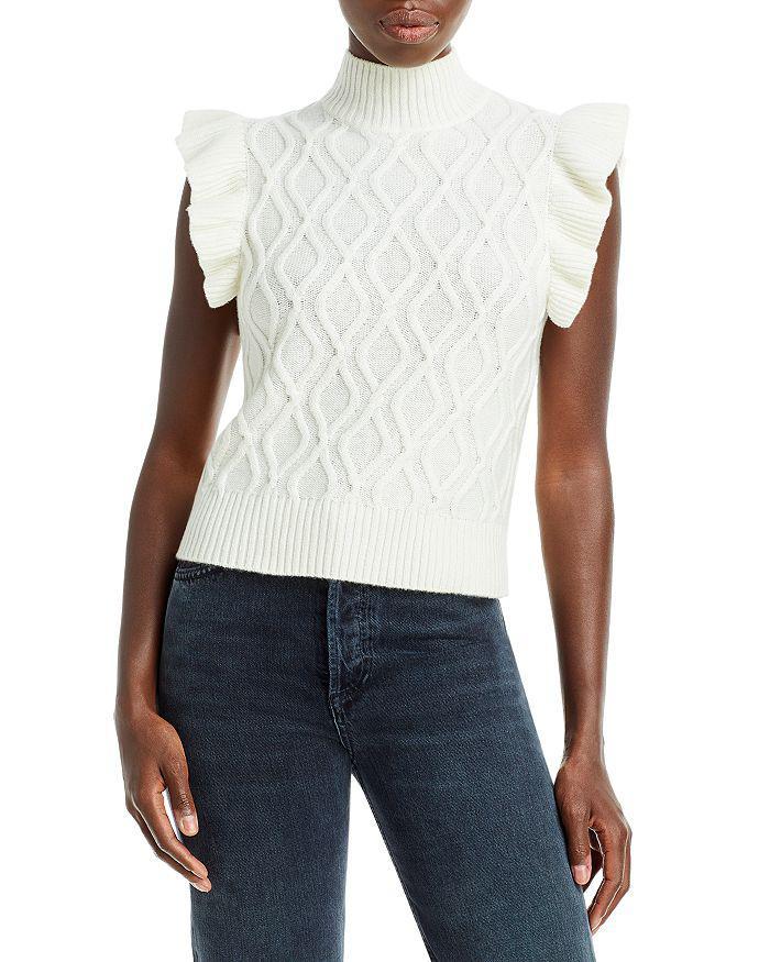 商品AQUA|Diamond Knit Cashmere Sweater - 100% Exclusive,价格¥937,第3张图片详细描述