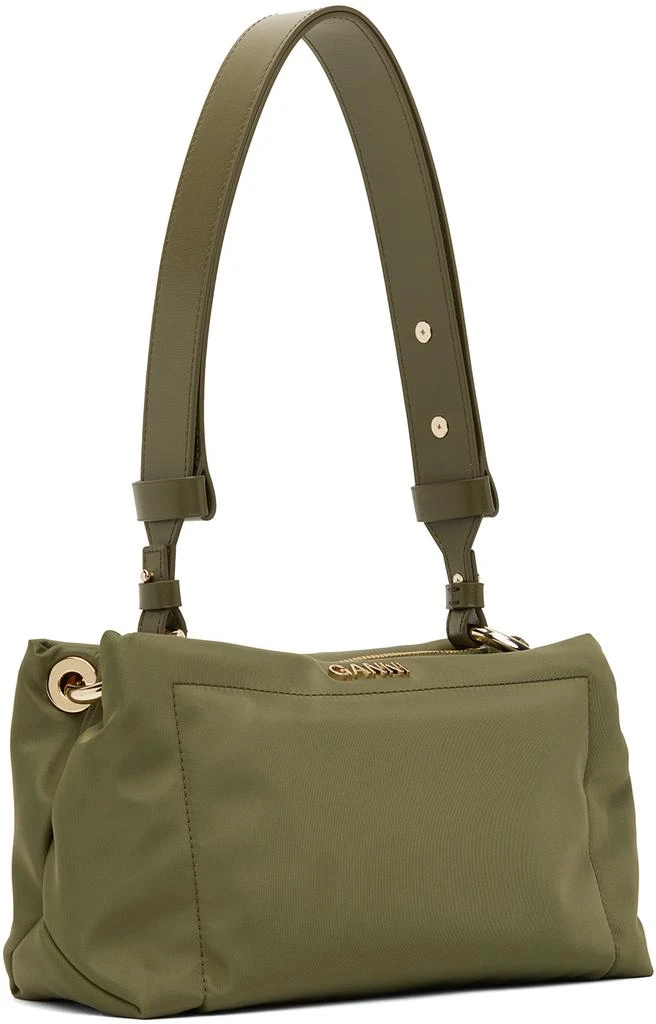 商品Ganni|Khaki Medium Pillow Baguette Bag,价格¥1445,第2张图片详细描述