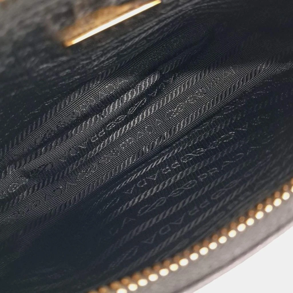 Prada Black Leather Saffiano Luxe Chain Hobo Bag 商品