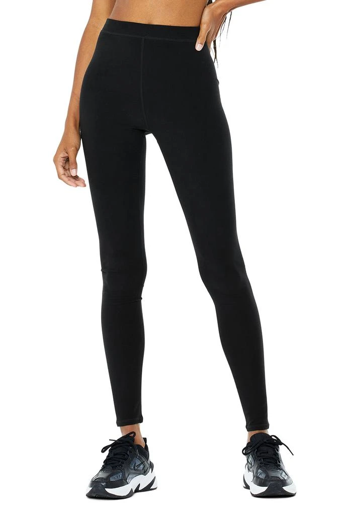 商品Alo|High-Waist Alosoft Flow Legging - Black,价格¥766,第1张图片