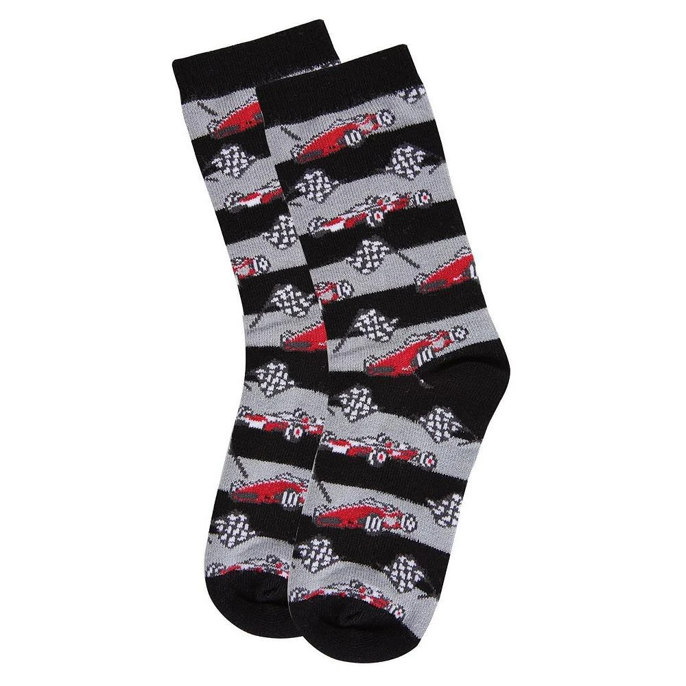 商品Memoi|Boy's Race Car Rayon From Bamboo Blend Crew Socks,价格¥75,第3张图片详细描述
